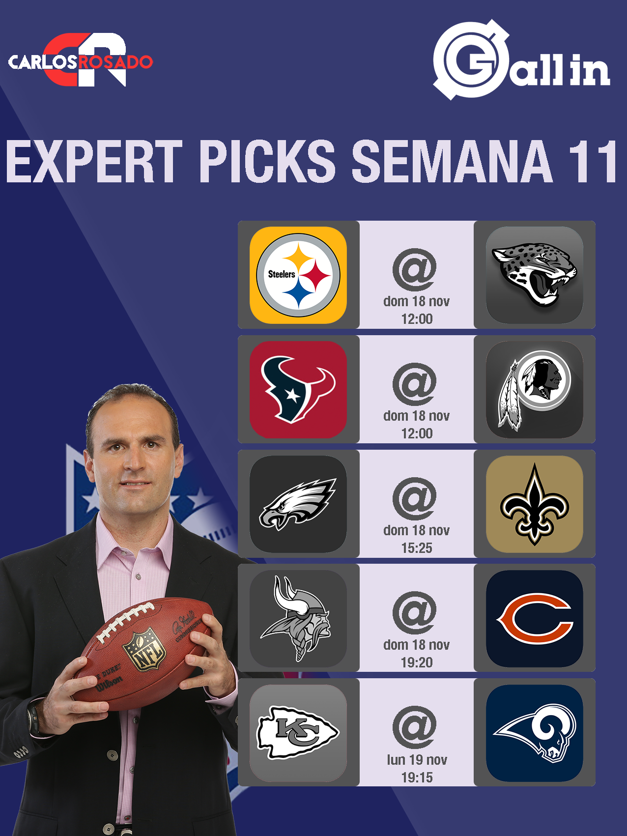 Expert Picks Week 11