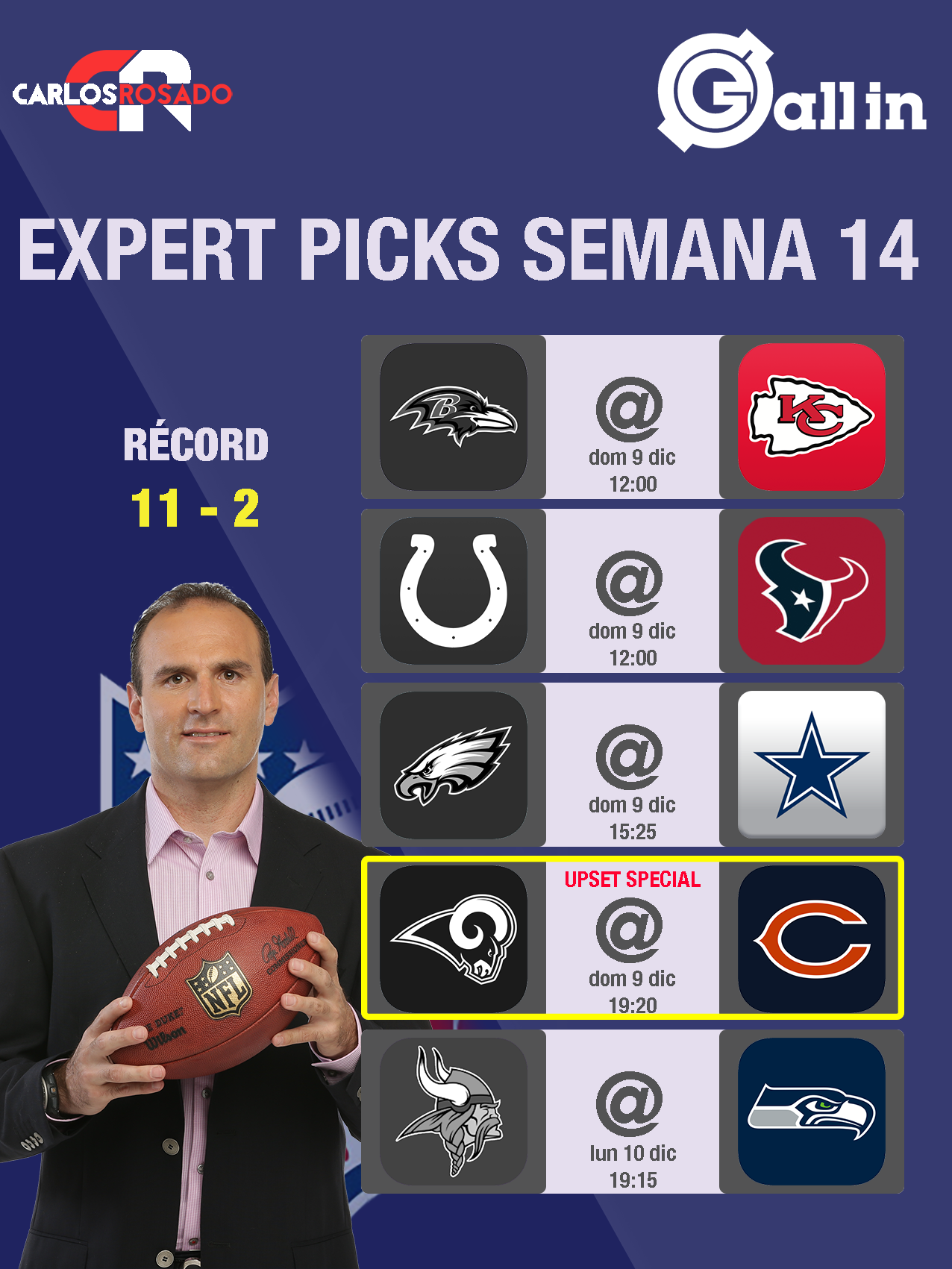 Expert Picks Week 14